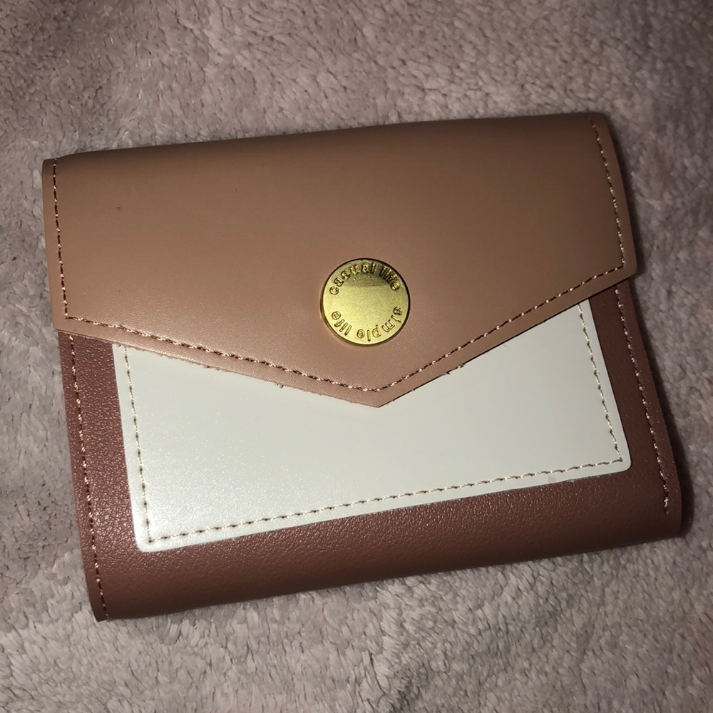 mauve wallet (NWOT)